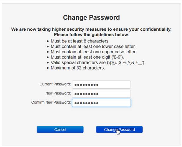 Change Password